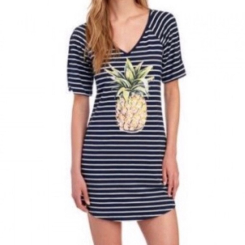 Jessica Simpson pineapple dress sz M